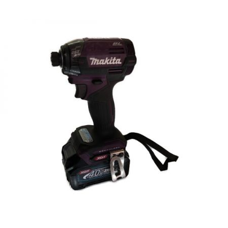  MAKITA マキタ 充電式 インパクトドライバ　充電器・充電池2個・ケース付 TD002G パープル