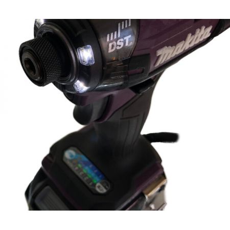  MAKITA マキタ 充電式 インパクトドライバ　充電器・充電池2個・ケース付 TD002G パープル