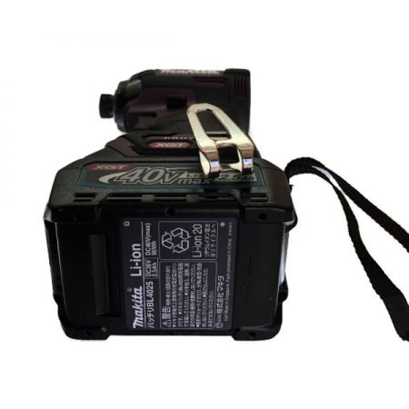  MAKITA マキタ 充電式 インパクトドライバ　充電器・充電池2個・ケース付 TD002G パープル