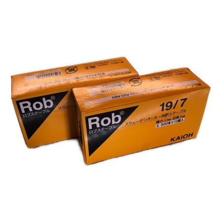  Rapid ガンタッカ　ステープル 2500本入×10箱×2箱付き R23E シルバー