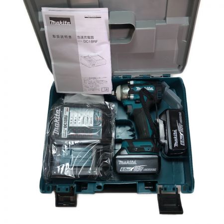  MAKITA マキタ 充電式インパクトレンチ 18V　充電器・充電池2コ・ケース・取説付 TW300DRGX グリーン