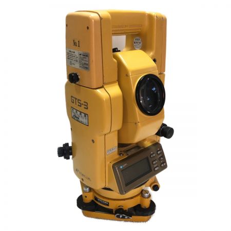  TOPCON トータルステーション ケース・アダプター付 GTS-3 イエロー