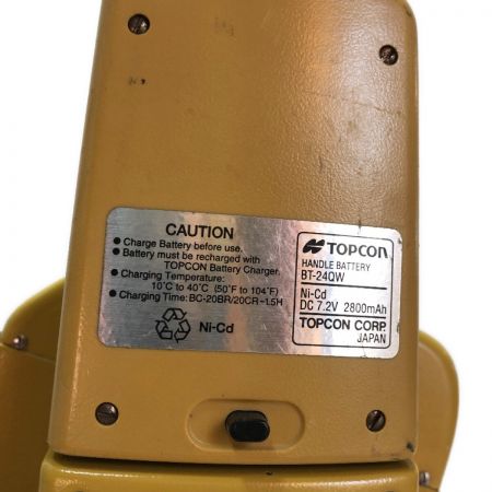  TOPCON トータルステーション ケース・アダプター付 GTS-3 イエロー