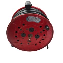 ◇◇ NICHIDO 三相200V用 電工ドラム NDN-E350 レッド Cランク