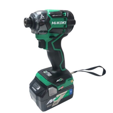  HiKOKI ハイコーキ コードレスインパクトドライバ 36ｖ 充電器・充電池２個・ケース付 WH36DC グリーン