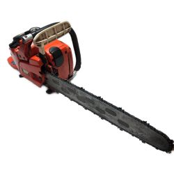 ◇◇ ECHO エンジンチェーンソー 本体のみ アイドリング時刃が回る 651TH オレンジ Dランク