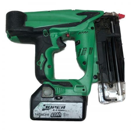  HITACHI 日立 45mm コードレスピン釘打ち機 充電器・充電池1個・ケース付 NP18DSL グリーン
