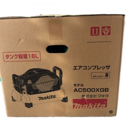  MAKITA マキタ エアコンプレッサ　16L　100ｖ AC500XGB ブラック