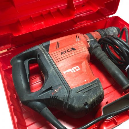  Hilti ヒルティ ハンマドリル ケース付 コード式 100v TE-60ATC レッド