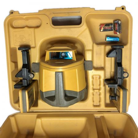  TOPCON ローテーティングレーザー　回転レーザーレベル　受光器×2（１台ジャンク）・ケース RL-H3C イエロー