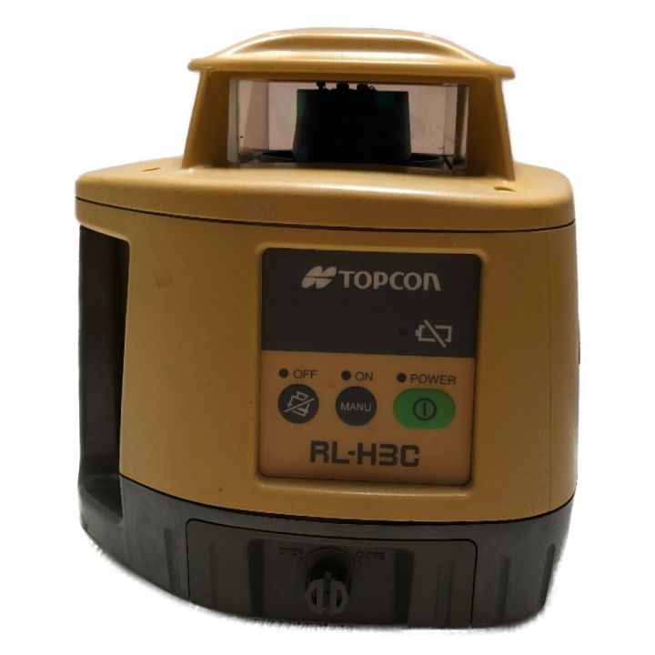 TOPCON ローテーティングレーザー 回転レーザーレベル 受光器×2（１台ジャンク）・ケース RL-H3C  イエロー｜中古｜なんでもリサイクルビッグバン