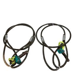 ◇◇ 日本クランプ 穴つり専用クランプ 玉掛けワイヤー RHP700 グリーン Cランク