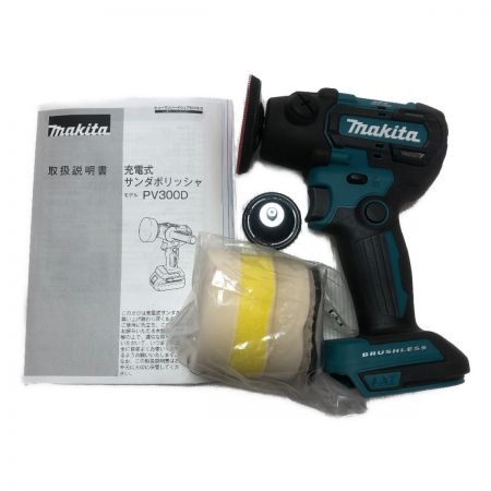  MAKITA マキタ 充電式サンダポリッシャ スポンジパット付 18v PV300D グリーン