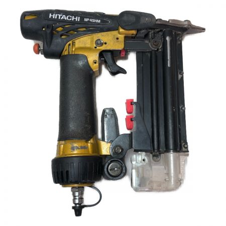  HITACHI 日立 45ｍｍ 高圧ピン釘打ち機 ピンネイラ ケース付 NP45HM ゴールド
