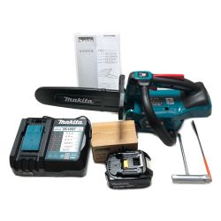 ◇◇ MAKITA マキタ バッテリーチェーンソー 充電器・充電池2個付 18v ガイド250mm MUC254D グリーン Bランク