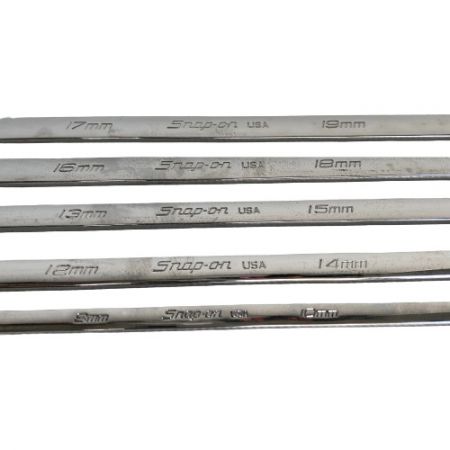  Snap-on スナップオン ダブルフレックス ロングラチェッティングレンチセット ﾛﾝｸﾞﾌﾚｯｸｽﾗﾁｪｯﾄﾚﾝﾁ5点ｾｯﾄ