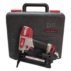 ◇◇ MAX マックス 4mm幅 常圧 エアネイラ ケース付 TA-238F レッド Cランク