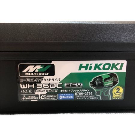  HiKOKI ハイコーキ コードレスインパクトドライバ 36v ケース付 WH36DC
