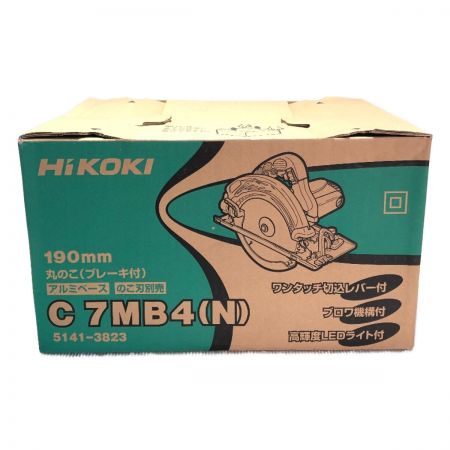  HiKOKI ハイコーキ 190ｍｍ 丸のこ C7MB4(N)