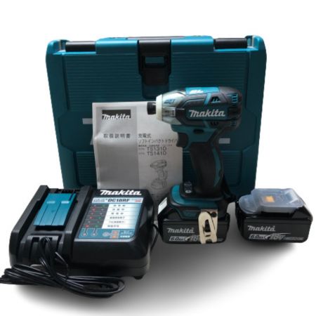  MAKITA マキタ インパクトドライバ 付属品完備 18v TS141DRGX ブルー