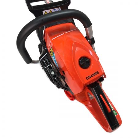  KIORITZ エンジンチェーンソー 取説付 CS43RS オレンジ