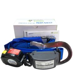 ◇◇ TITAN 新規格 ロック装置付 フルハーネス用巻取式胴ベルト OT-SLN505-SB ブルー Sランク