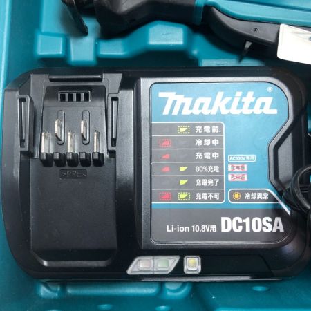  MAKITA マキタ 充電式レシプロソー 充電器・充電池2個・ケース付 10.8v JR104D グリーン