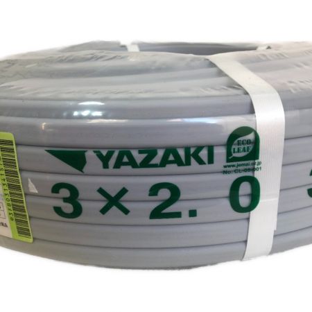 YAZAKI ソフトEM 600V EEF/F 2022年製 3x2.0