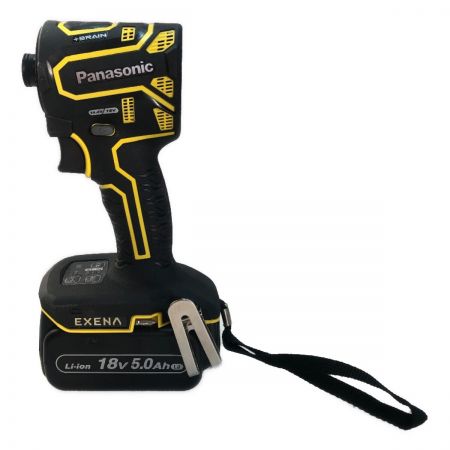  Panasonic パナソニック 充電インパクトドライバ 充電器・充電池2個・ケース付・アタッチメント×2 EZ1PD1 イエロー