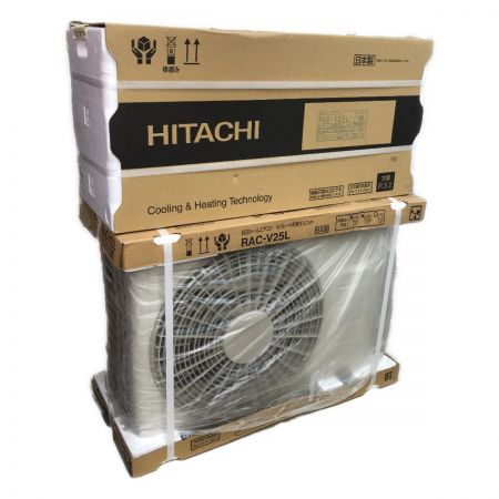  HITACHI 日立 ルームエアコン 8畳 100V 白くまくん RAC-V25L スターホワイト