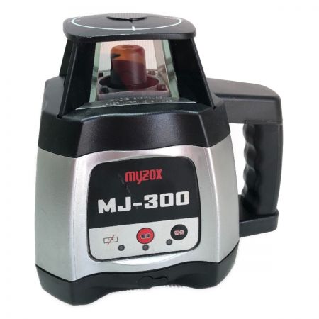 myzox 自動整準レーザーレベル 受光器・ケース付 MJ300 ブラック Aランク