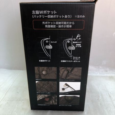  AZESTO 電熱ベスト 2204AZ-80 LL BH-016 ブラック