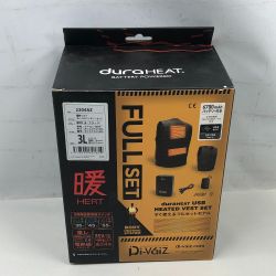 ◇◇ AZESTO 工具関連用品 電熱ベスト モバイルバッテリーセット 未使用品(S) 付属品完備 3L BH-016 ブラック Sランク