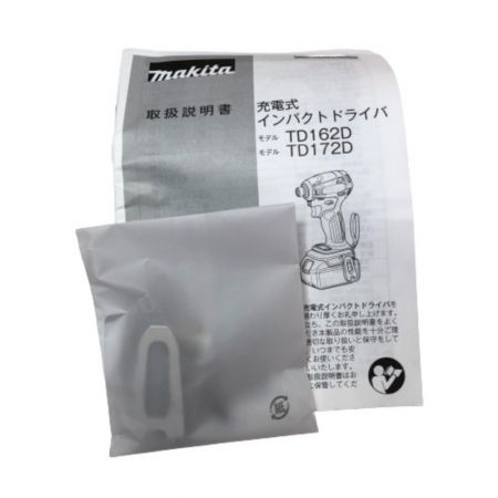  MAKITA マキタ 充電式インパクトドライバ 18ｖ 本体のみ TD172DZB ブラック