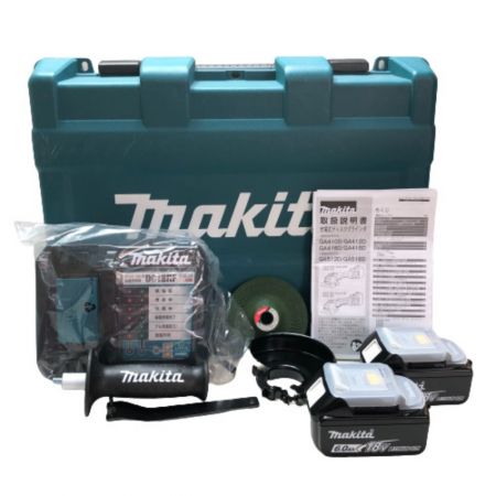  MAKITA マキタ  ディスクグラインダー付属品完備 18v  GA418DRGX グリーン