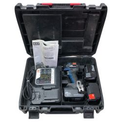 ◇◇ MAX マックス 充電式ブラシレスインパクトドライバ 充電器・充電池3個・ケース付 PJ-ID152B ブラック Cランク