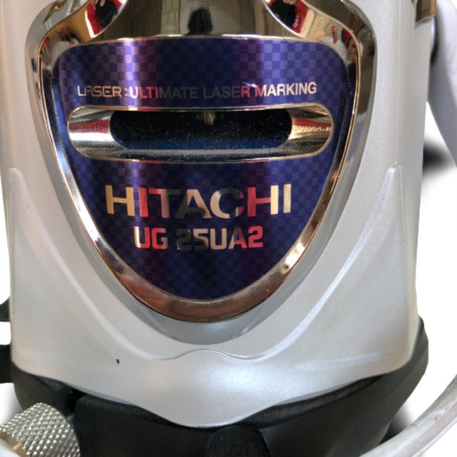 中古】 HITACHI 日立 レーザー墨出し器 ケース付 UG25UA2 アイボリー C