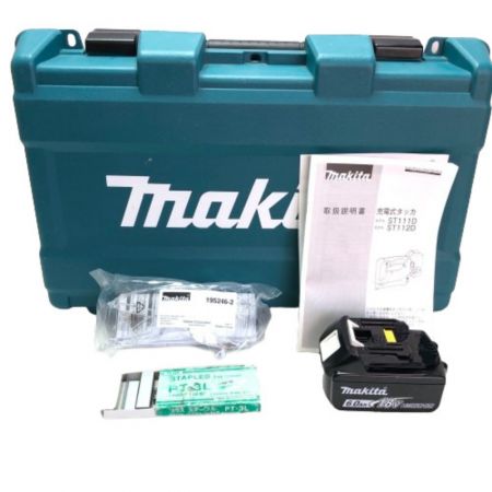  MAKITA マキタ 充電式タッカ 10ｍｍ×7～10ｍｍ 充電池1個・ケース付 ST112D グリーン