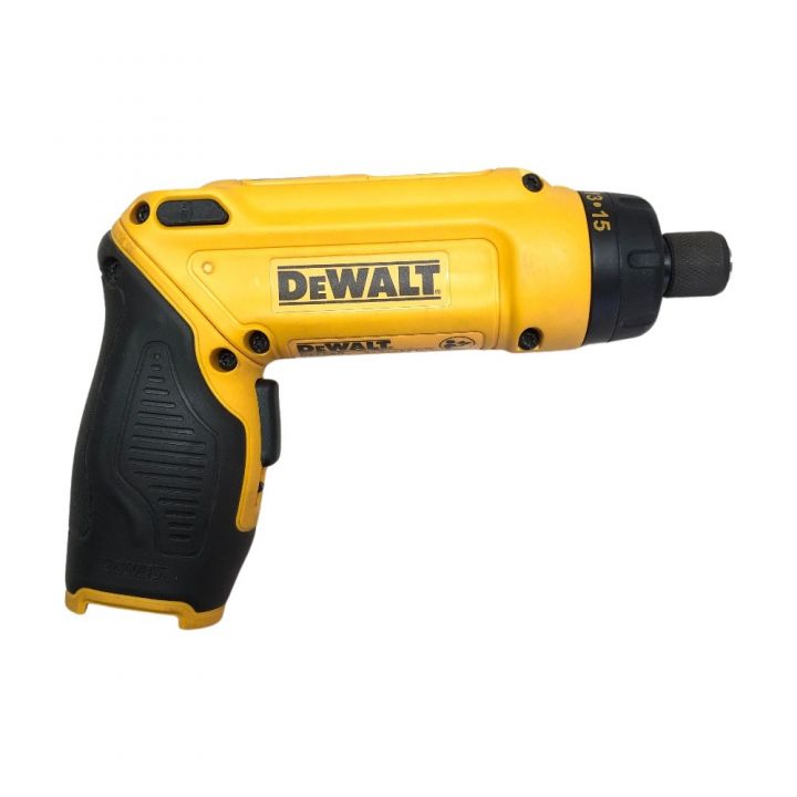 DEWALT スクリュードライバー 7.2ｖ 充電器・充電池2個・ケース付 DCF680 イエロー｜中古｜なんでもリサイクルビッグバン