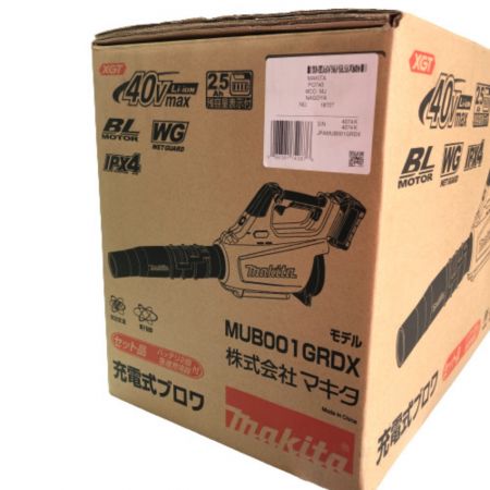  MAKITA マキタ 充電式ブロワ 付属品完備 MUB001GRDX グリーン