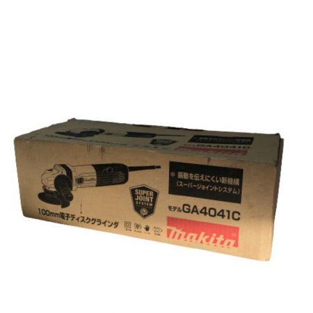  MAKITA マキタ 100ｍｍ 電子ディスクグラインダ 100ｖ GA4041C グリーン