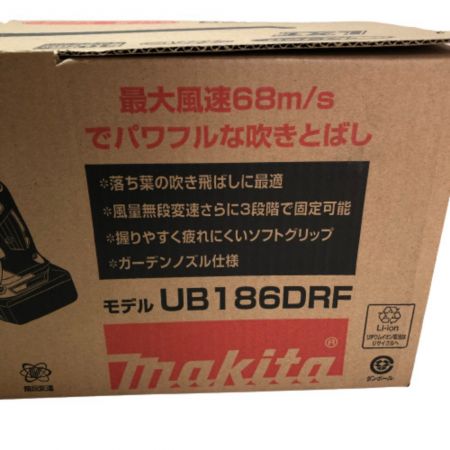  MAKITA マキタ ブロワ 付属品完備 コードレス式 18v UB186DRF グリーン