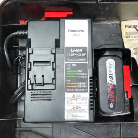  Panasonic パナソニック 充電マルチハンマードリル 充電器・充電池2個・ケース付 EZ78A1 ブラック