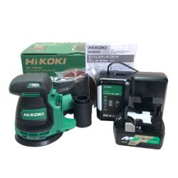 ◇◇ HiKOKI ハイコーキ 125ｍｍ コードレスランダムサンダ 充電器・充電池1個付 SV1813DA グリーン Sランク