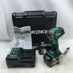 ◇◇ HiKOKI ハイコーキ インパクトドライバ コードレス式 電動工具 WH18DC(2XP) グリーン Sランク