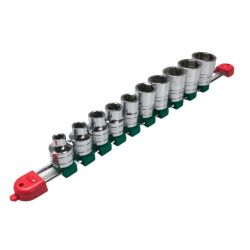 ◇◇ KTC ケーティーシー 12.7sq ソケット10個セット 24.22.21.19.17.14.13.12.10.8 シルバー Cランク