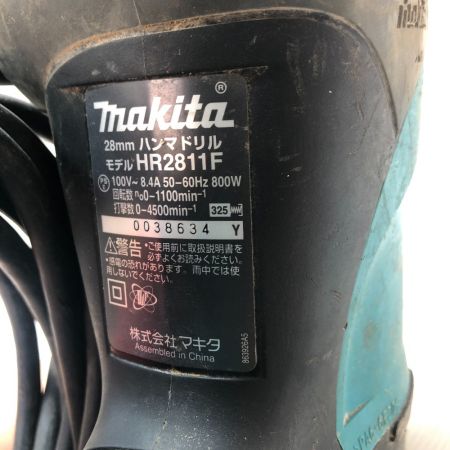  MAKITA マキタ ハンマドリル ケース付 100v HR2811F グリーン