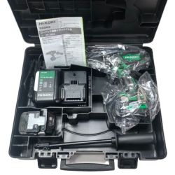 ◇◇ HiKOKI ハイコーキ ドライバドリル 充電器・充電池2個・ケース付 コードレス式 36v DV36DA2XP グリーン Sランク