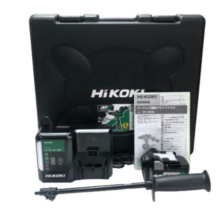  HiKOKI ハイコーキ ドライバドリル 充電器・充電池2個・ケース付 コードレス式 36v DV36DA2XP グリーン