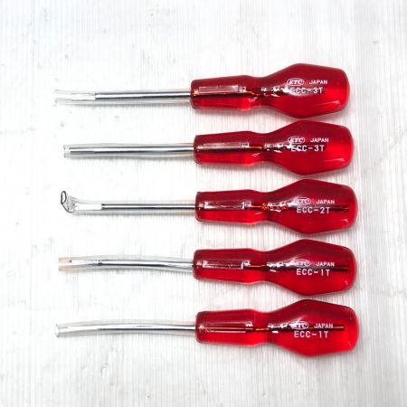  KTC ケーティーシー コネクターツールセット 10本セット レッド